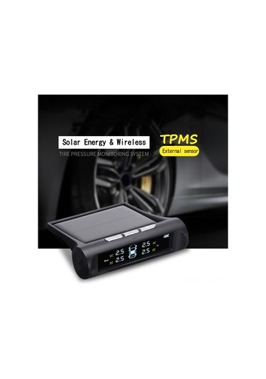 Tenfowee Dışarıdaki Sensörlü Güneş Enerjili Araç Lastik Basıncı Ve Sıcaklık İzleme Sistemi Tpms