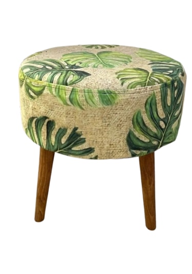 Puf Koltuk Tabure - Yaprak