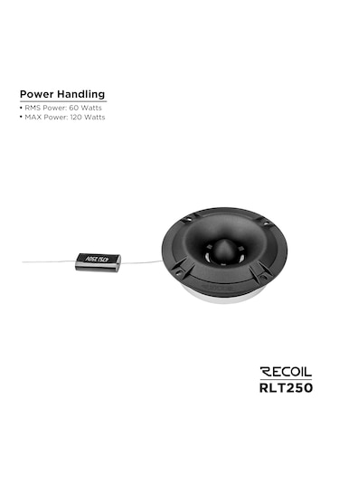 Recoil Rlt250 Slim Bullet Super Tweeter 240w