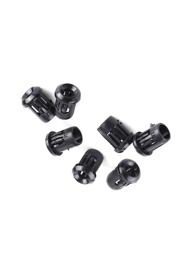 Xindoker 50 Adet Siyah Nilon Led Tutucu, 3mm Iç Çaplı, Taşlığa Kolay Montaj, Dayanıklı Malzeme