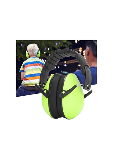 Gajeena Yeşil Gürültü Engelleyici Kulaklık - Nrr 21db - Konforlu Yastıklı Tasarım - İş, Av, Bahçe Çalışmaları İçin Ses Koruması