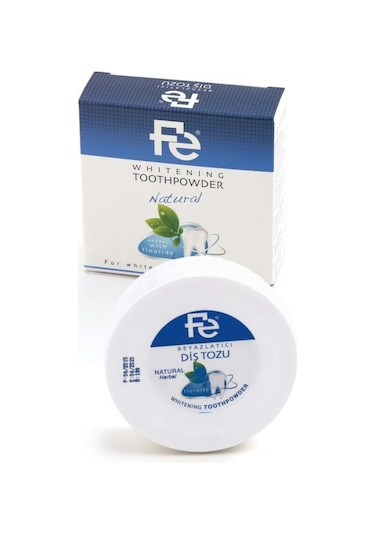 Fe Natural Beyazlatıcı Diş Tozu 50 G