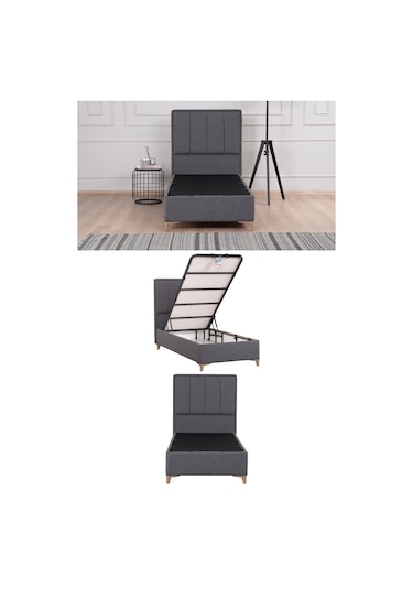 Kilim Mobilya Gold Therapy Başlık ( Baza Dahil Değildir ) 100'lük Antrasit