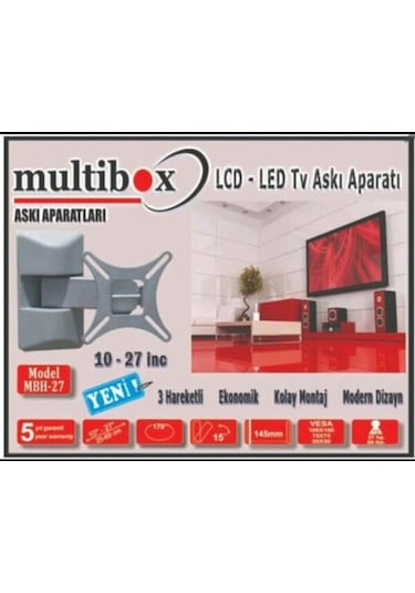 Multibox 10" 27" Hareketli Askı Aparatı