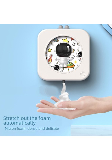 Suntek Duvara Monte Astronot Elektrikli Sabunluk Banyo Çocuk Ev Bej Diğer