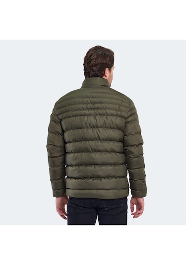 Slazenger HORIZON I Erkek Şişme Haki Mont & Kaban