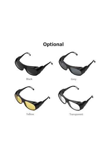 Yuntech01 Elektrik Kaynağı Korumalı Gözlük - Şeffaf Lensli, Buhar Tutan, Darbe Ve Yağa Dayanıklı İş Güvenliği Göz Koruyucu