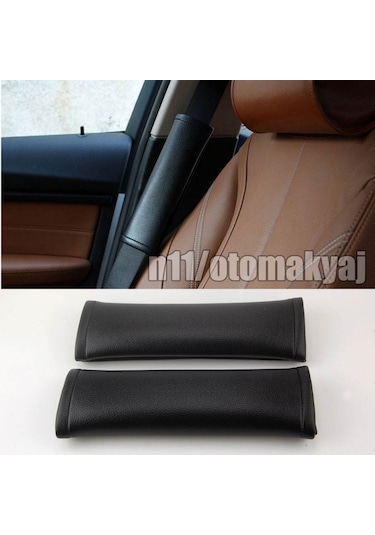 Mitsubishi Pajero Koltuk Başlığı Emniyet Kemer Kılıfı Siyah (420155221)