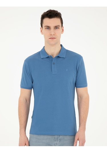 Pierre Cardin Erkek Koyu Mavi Tişört Basic 50280754-Vr032 Koyu Mavi