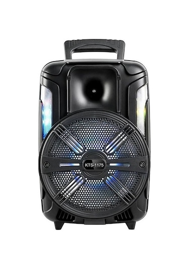 Kts-1175 Mikrofonlu Ledli Bluetooth Hoparlör Usb-tf-fm-bluetooth