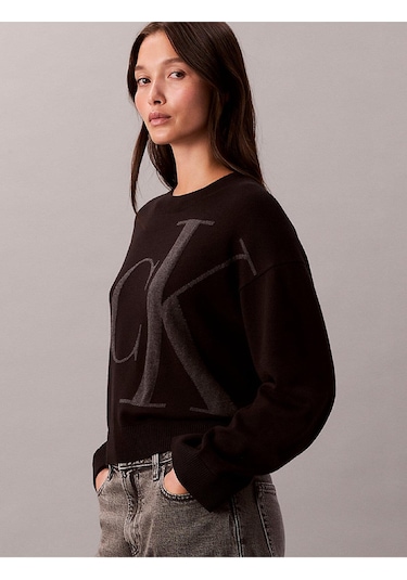 Calvin Klein Long Sleeve Smooth Cotton Ck Jac-12557 Siyah
