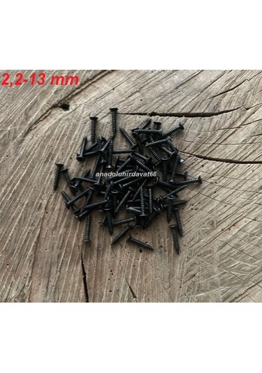 Dmr Siyah Mini Vida Menteşe Vidası Kutu Vidası 13mm 2,2 Mini Vida 100gr 13mm