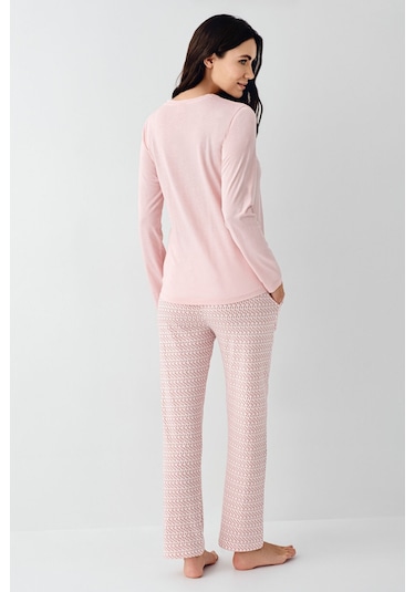Pierre Cardin Kadın Pembe Pijama Takımı Pc9080-s-v1 Pembe