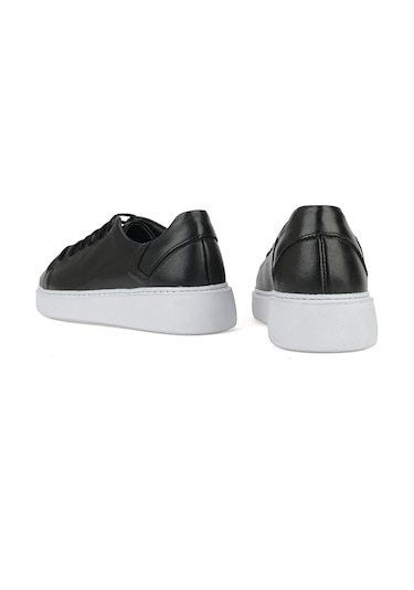 Ziya Erkek Hakiki Deri Sneaker 161423z514 Siyah 161423z514 000 40