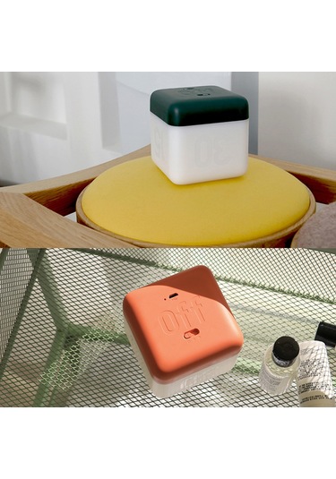 Ruicoo Şarj Edilebilir Küp Gece Lambası - 2 Işık Parlaklığı, 5/15/30/60 Dakika Zamanlayıcı, Bebek Odası Ve Yatak İçin Diğer