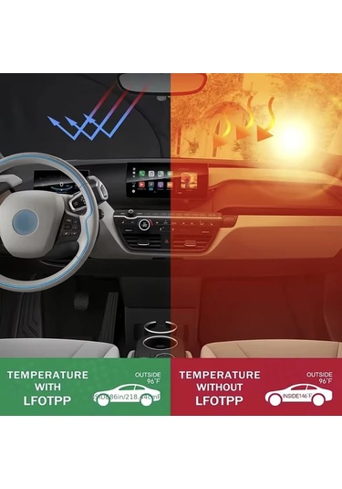 Dashanshop Ford Puma Gen-e 2024-2025 Ön Cam Güneşlik Kılıfı Uv Koruma Isı Yalıtım Katlanır Tasarım