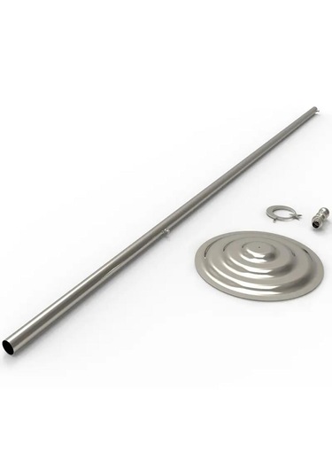 Krom Makam Direği Ayyıldız Alemli