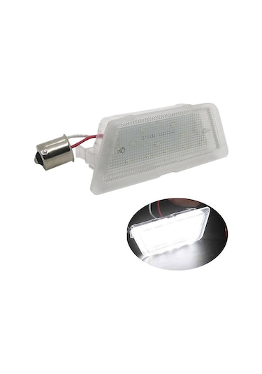 Yaozixa Opel Astra G 98-04 Arka Plaka Işığı, 18 Led 600lm Beyaz Işık, 12v-30v 9w, Abs Malzeme, 180 Derece Açısı