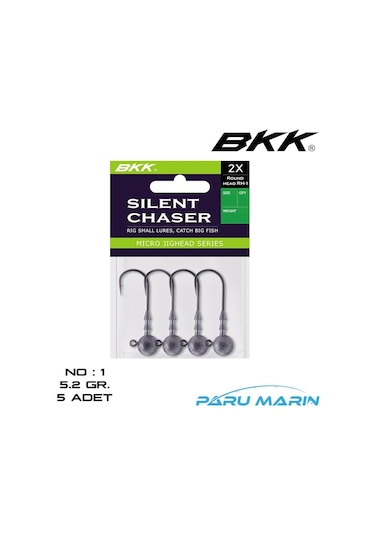 BKK Silent Chaser Round Head Jig Head 5.2gr. #1