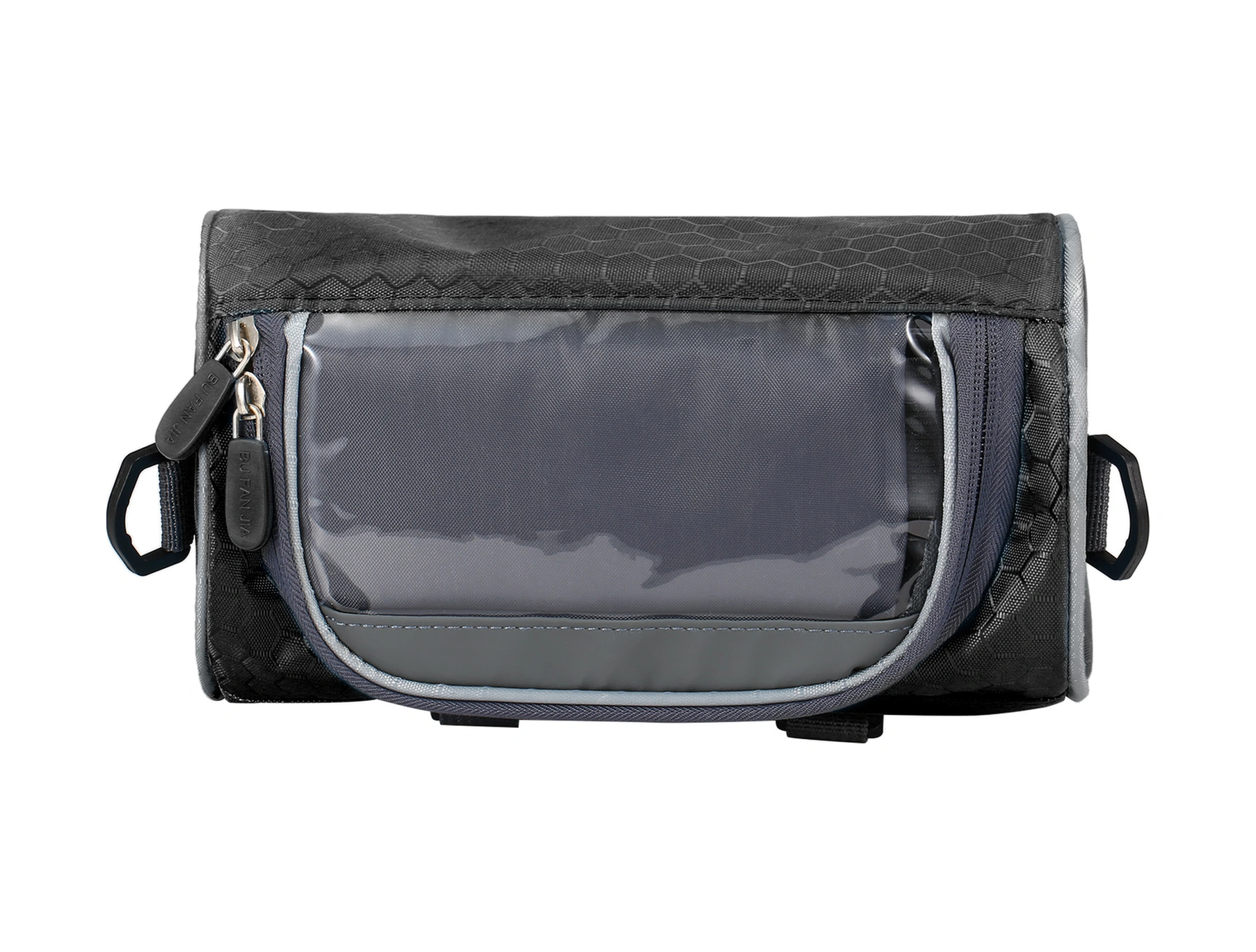 Youtek Siyah Bisiklet Direksiyon Çantası, Dokunmatik Ekranlı Telefon Penceresi, Dayanıklı Oxford Kumaş, Çok Amaçlı Taşıma Siyah