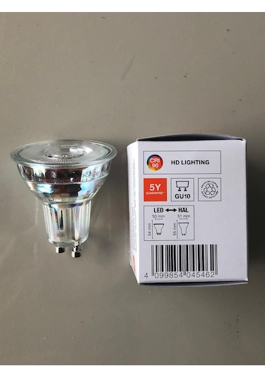5 Adet Ledvance Gu 10 Dimli Led 4.5w 50w 350 Lümen 3000 Kelvin