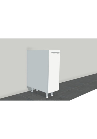 30 Cm Tek Kapak Mutfak Alt Dolabı