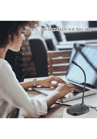 Singree Profesyonel Usb Mikrofon - Gürültü Önleyici, Oyun, Yayın Ve Konferans İçin Esnek Metal Hortumlu