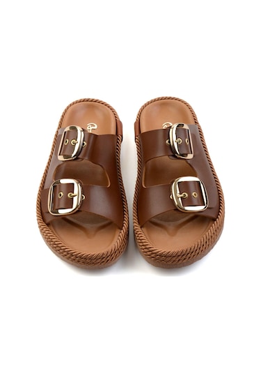 Taba Kadın Terlik K04980210009 Taba