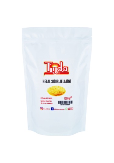 Tijda Helal Toz Sığır Jelatin 1 KG