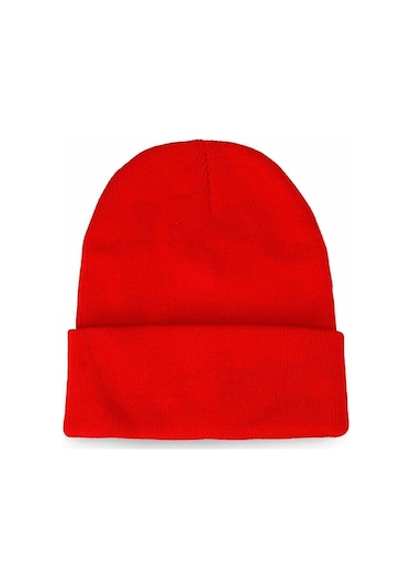 Bana Lazım Olan Unisex Kışlık Triko Basic Katlamalı Bere Düz Bere