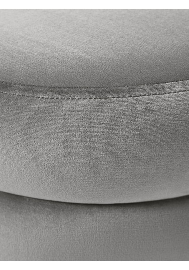 Most Twister Puf 23 Antrasit Kadife Kumaş Evinize Teslim