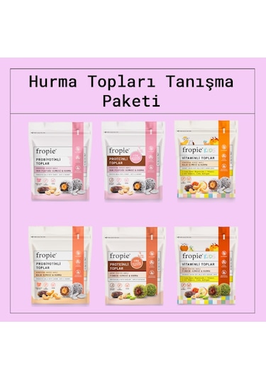 Fropie Meyve Topları Tanışma Seti 6 x 80 G