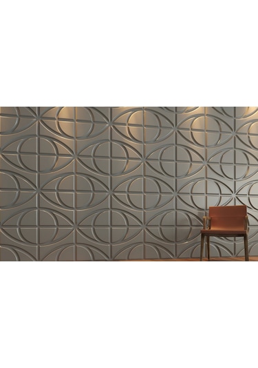 3 Boyutlu Boyanabilir Pvc Duvar Paneli Trend 50-50 Cm 4 Adet-1 Metrekare