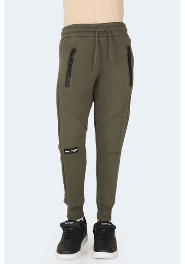 Slazenger Lamya 2 Li Set Unisex Çocuk Haki - Koyu Gri Eşofman Altı Haki - Koyu Gri