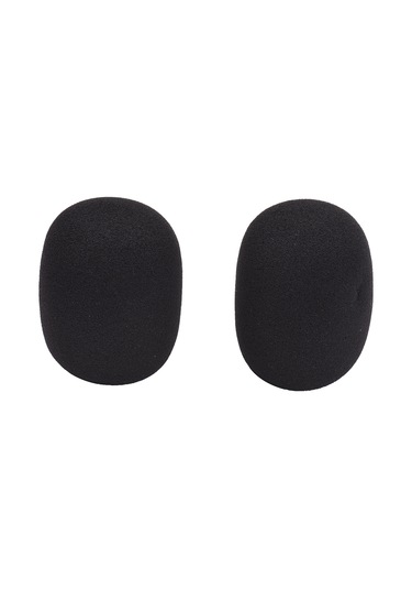 Maiyame Siyah Sünger Mikrofon Rüzgarlığı, 5 Veya 10 Adet Seçenekli, Taşınabilir Boyutlar