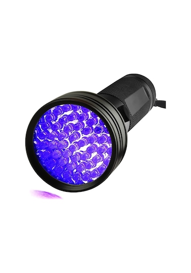 Valkyrie 51 Led Mor Işık Uv El Feneri Ultraviyole Blacklight Siyah