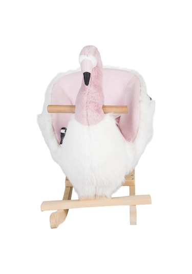 Tommybaby Sallanan Oyuncak At, Sallanan Ahşap Flamingo Sallanan Flamingo