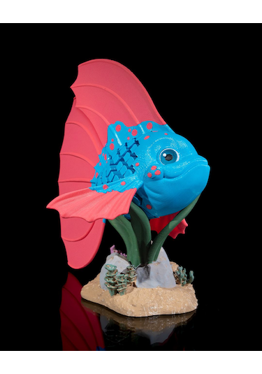 Hareketli Beta Balığı 18x17cm