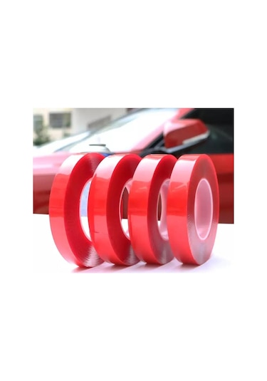 Çift Taraflı Bant Şeffaf Silikon Bant 5mt 40 Mm