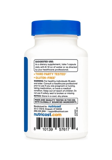 Nutricost Black Garlic 2,000 Mg 60 Capsules - Aged Black Garlic Extract