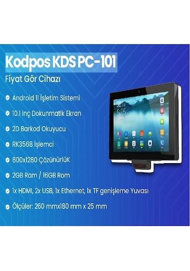 Kodpos Kds Pc-101 Android  Gör