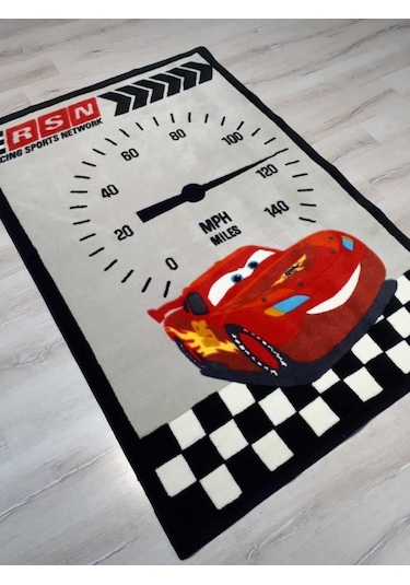 Disney Halı Çocuk Odası Halısı D203Araba 120X180 Cm