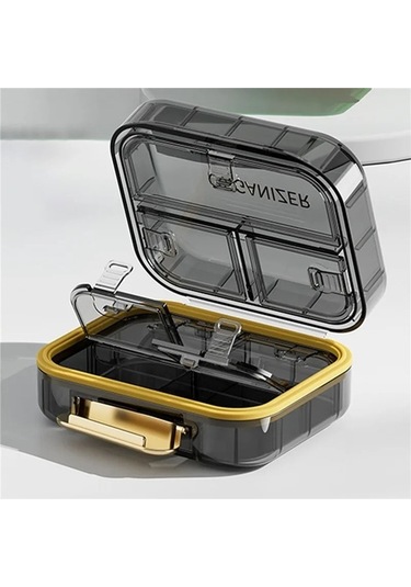 Maoyaya Renkli Kutusu Kutusu İzgaralar İlaç Hap Hap Ev Çok Çapraz Baskı Açık 4 Bm Çok Renkli