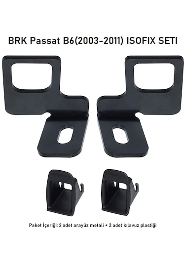 Passat 1998-2013 Model Birebir Uyumlu İsofix Aparatı Ve Plastiği