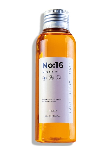Sinoz No 16 Nemlendirici ve Işıltı Verici Mucizevi Bakım Yağı 100 ML