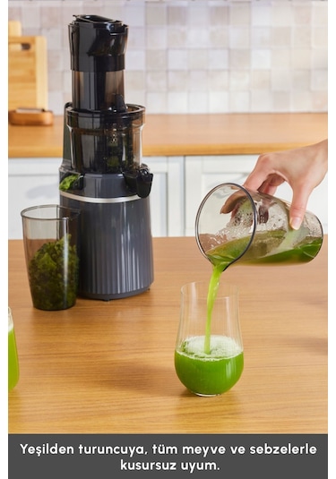 Karaca Fresh Press Slow Juicer Yavaş Sıkım Katı Meyve Sıkacağı