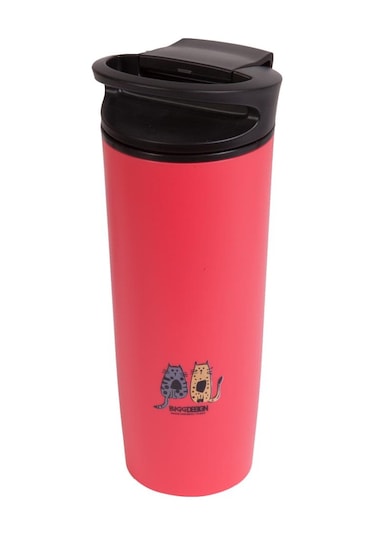 Biggdesign Cats Koleksiyon Kırmızı Devrilmez Mug