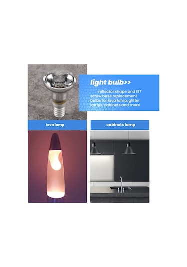 Lav Lambası E14 R39 30w Spot Işığı Yansıtıcı Spot Işık Ampulleri 1 Adet