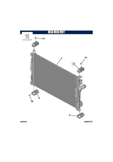 Kavrama Bağlama Ayaği Peugeot 9800613580