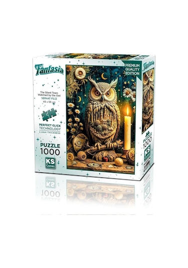 20849 Puzzle 1000 The Silent Town Watched By The Owl